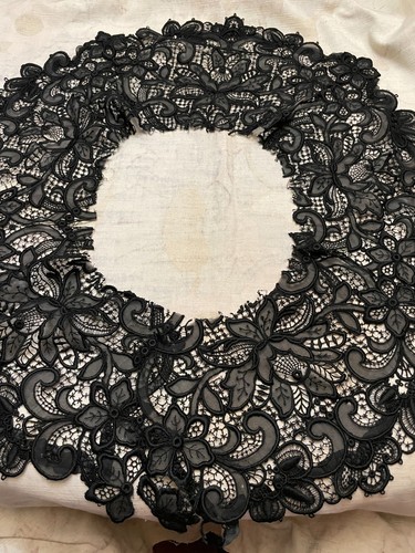 Col ancien dentelle - col,