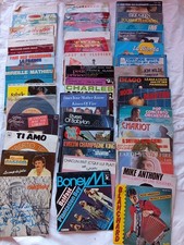 lot disques vinyles 45 tours