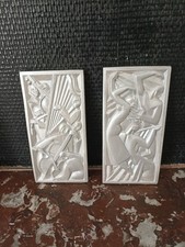 Lot 2 Bas-relief Art déco