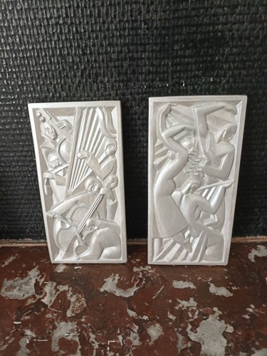 Lot bas relief - 2, déco