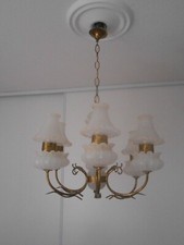 ancien lustre vénitien verre