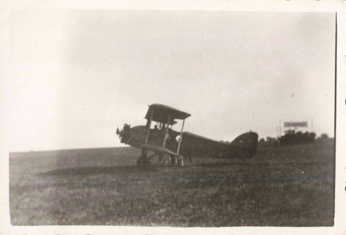 Ancienne photographie avion - ancienne,