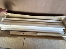 (1) Ikea Vika Lilleby Wood Trestle Table Leg 501.074.71 NO HARDWARE