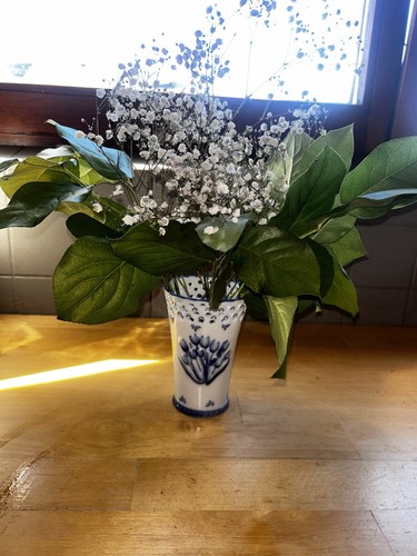 Petit vase delft - petit, bleu
