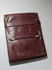 Portefeuille cuir bordeaux