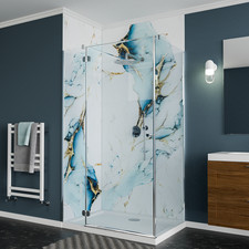 Ensemble optique plaques de marbre HEXIM 4 pièces 122 x 70 cm carrelage SPC...