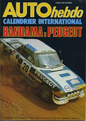 Auto hebdo 12 - auto, 23/12/1976