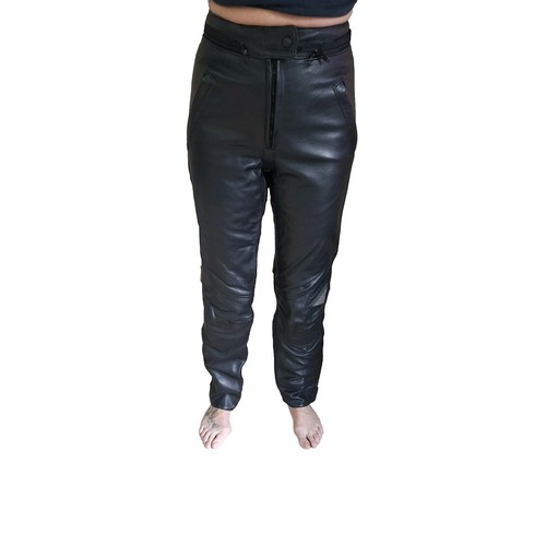 Pantalon moto cuir - en,