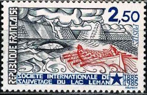 France 1985 canot de - france,