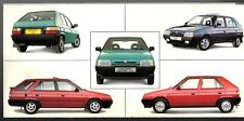 Skoda Favorit 1993-1994 UK Foldout Brochure LXi Plus GLXi Hatchback & Estate