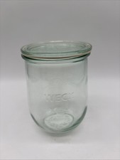 Weck Rundrand-Glas 100 Clear Glass Jar 580 ml Strawberry Germany Sourdough