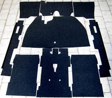 Interior Carpet Fits Vw Beetle 1303 Door Sill Manufactured 72-78 Velour Black