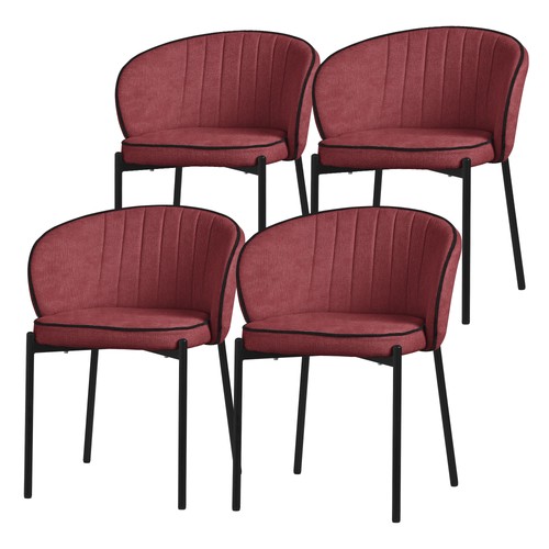 Set chaises salle - 4, de