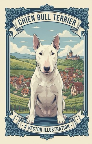 Affiche poster chien - poster, bull