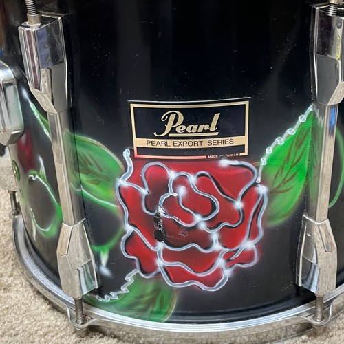 Pearl export tom black 12x10 - export,