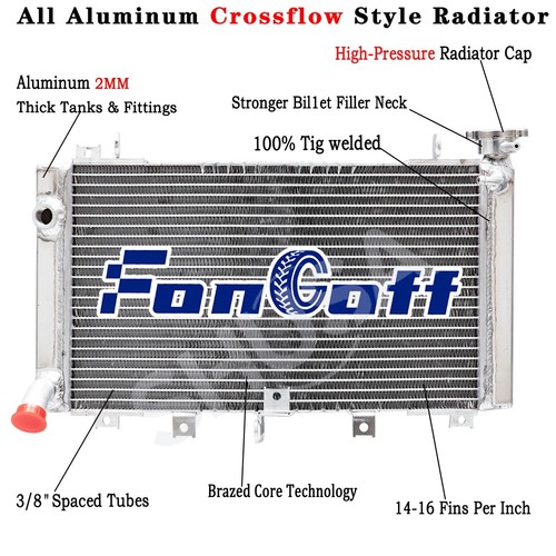 Aluminum racing radiator - racing, for