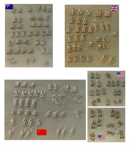Lot anciens soldats - lot, d’anciens