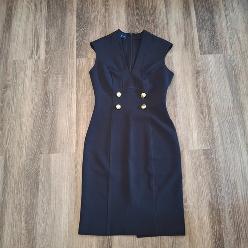 Robe moulante chic bleu - , foncé