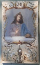 tableau, souvenir de communion