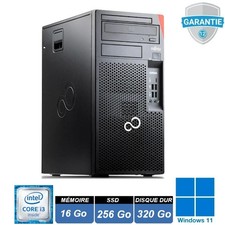 PC Fujitsu Esprimo P758 I3-8100 16Go SSD 256Go HDD 320Go DVD-RW Windows 11 Pro