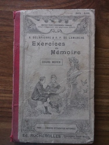 Ancien livre école - livre, d'école