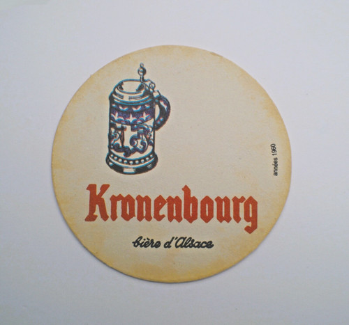 Sous bock bière kronenbourg - bock,