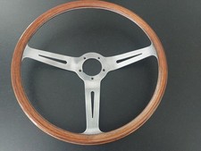 Volant bois Les LESTON - Porsche 356 550 904 AC Shelby Cobra Wood steering wheel