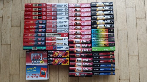 Lot cassettes hi8 8mm - 62,