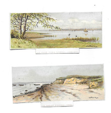 8 anciens chromos signés