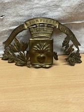 Ancienne Plaque De Casque De