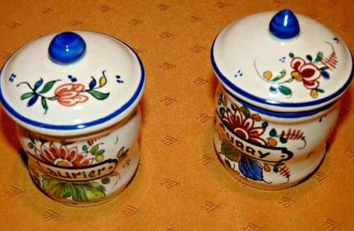 Lot petits pots à - de, 2