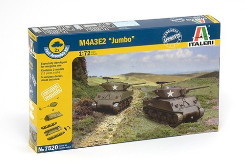 Italeri 7520 chars - , m4a3e2