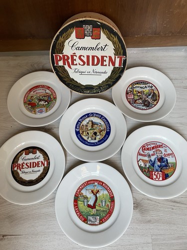 Assiettes fromage camembert - assiettes,