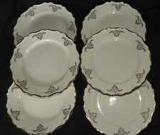 BOCH ET FRERES LA LOUVIERE * Service * x6 flat plates 23.5 cm (VGC)