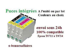 cartouches compatibles pour Epson Stylus DX7400 DX7450 DX8400 DX8450 DX T07 XL