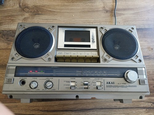 Boombox vintage akai 435 - aj-435,