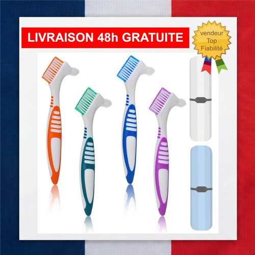 Brosse dentier nettoyage - brosse,