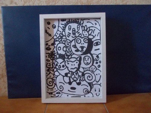 Petit tableau moderne - moderne,