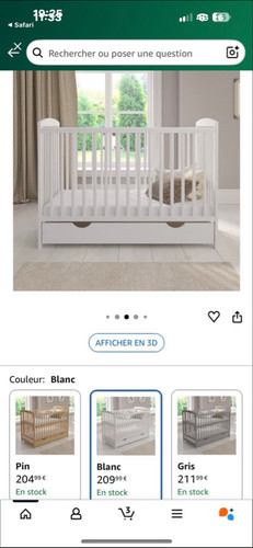 Lit barreaux bébé sans - lit, à