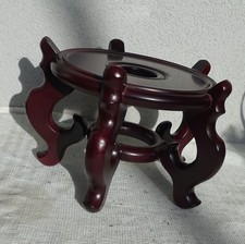 Support socle chinois bois