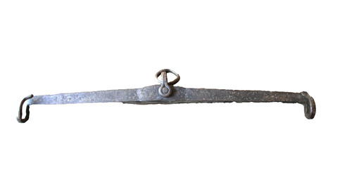 Ancienne balance fer - en,