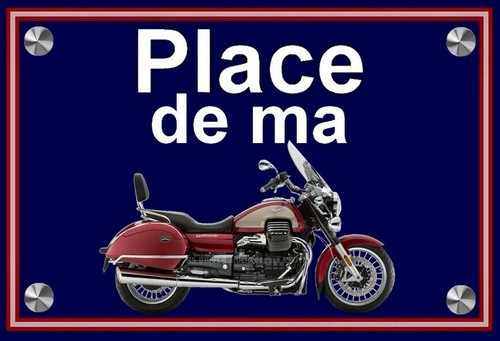 Plaque place ma moto - place,