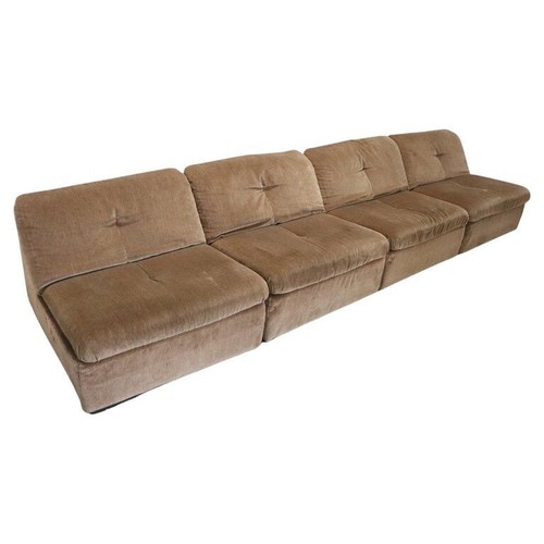 Canapé modulaire velours - modulaire,