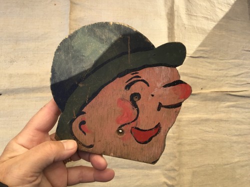 Ancienne tête bois de - tête,