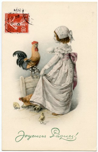 Artist signed poule - ,