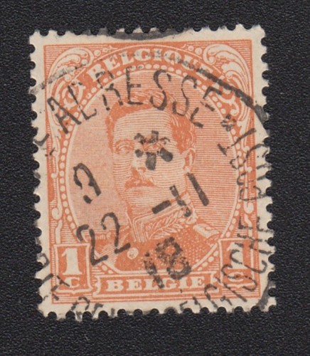 Timbre belgique oblitéré - 1c,