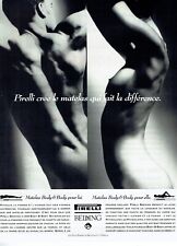  advertising 0522 1992 mattress body Pirelli bedding for him & her  