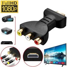 Convertisseur Adaptateur Audio Vidéo Composite Av Hdmi Mâle Vers 3 Rca /