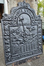 plaque cheminée 73 x 55 cm