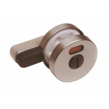 Verrou de cabine - rond - inox